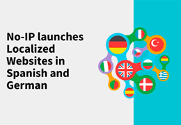 No-IP launches Localized Websites in Spanish and German